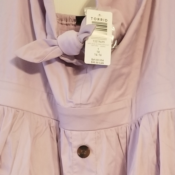 🛑SOLD🛑 Torrid Poplin Dress⭐IT HAS POCKETS⭐ - Picture 2 of 2
